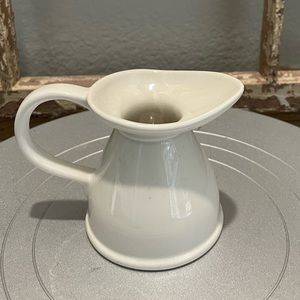 Vintage Creamy White Pottery Creamer, Pitcher, Lord Nelson Pottery, England